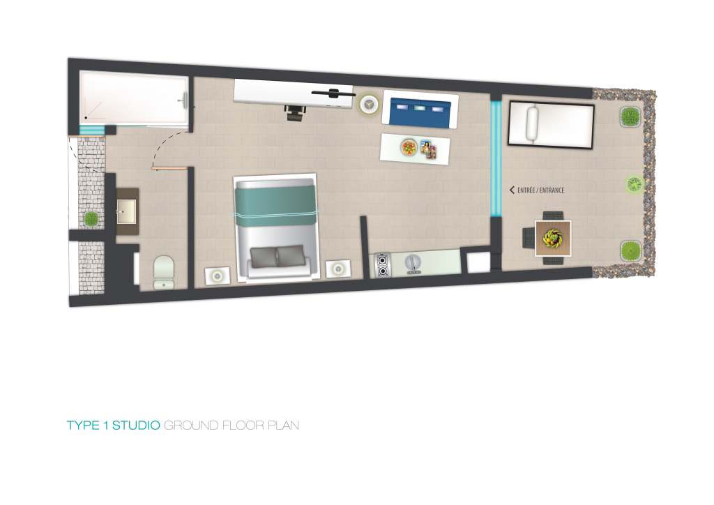 plan appartement hotel