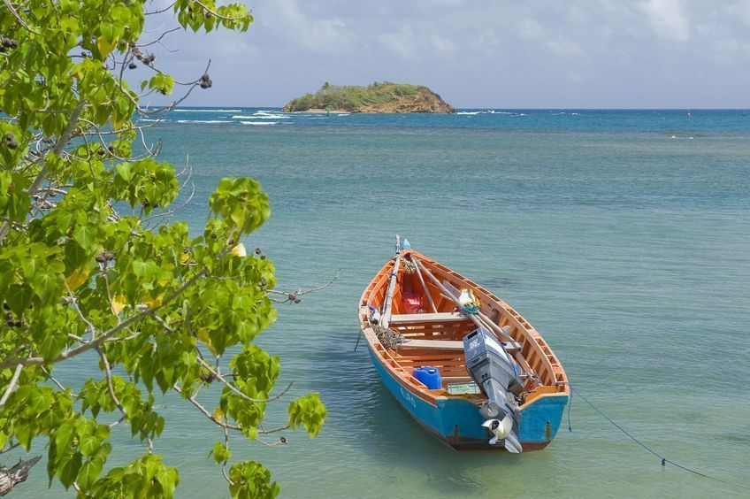 bateau presqu'ile de la caravelle martinique