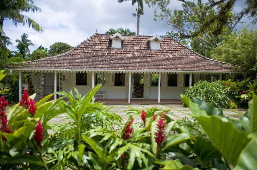 maison dans le jardin de balata en martinique