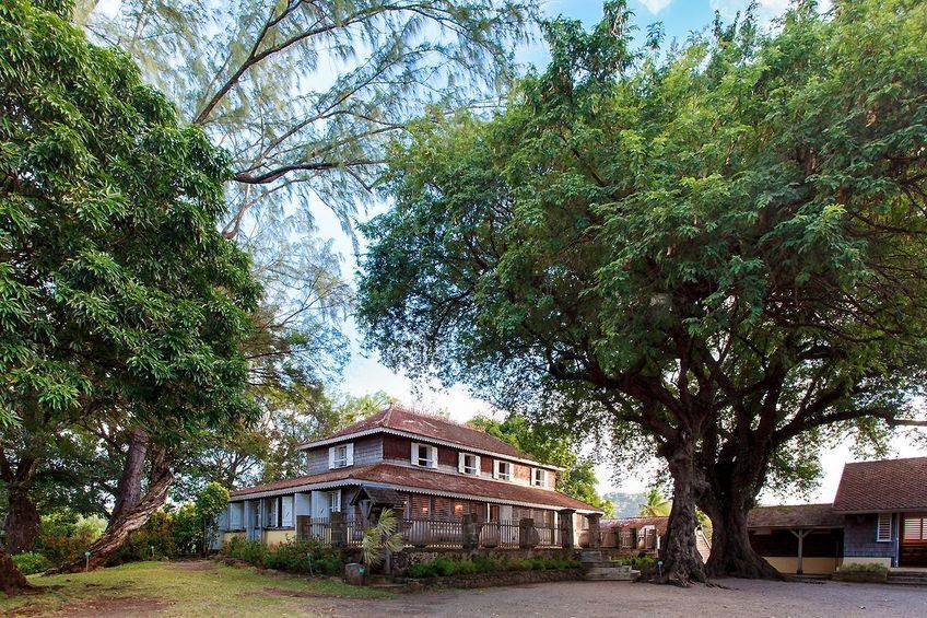 vue de la maison principale habitation clement martinique