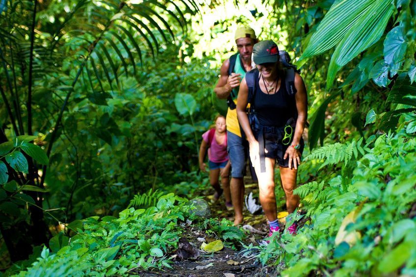 randonnee sur la montagne pelee en Martinique