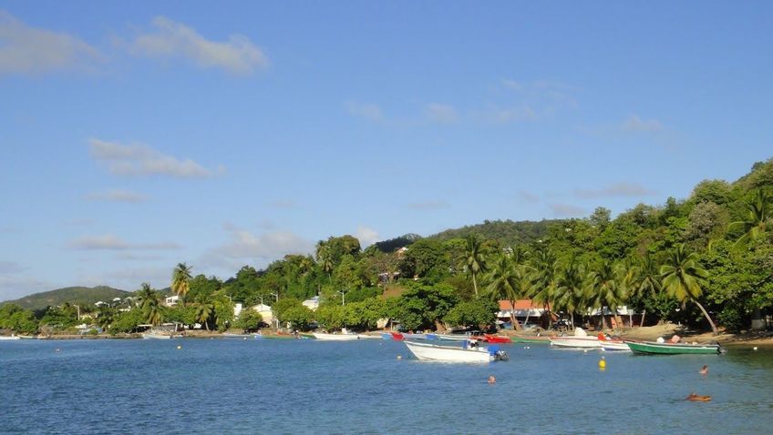 vue presqu'ile de la caravelle martinique