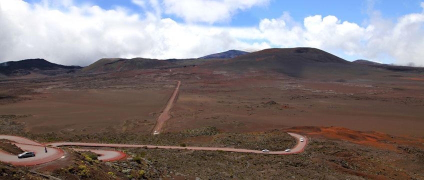 Route plaine des sables