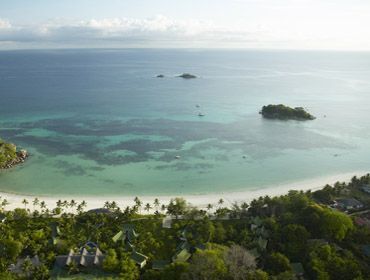 vue sur l'anse volbert  praslin