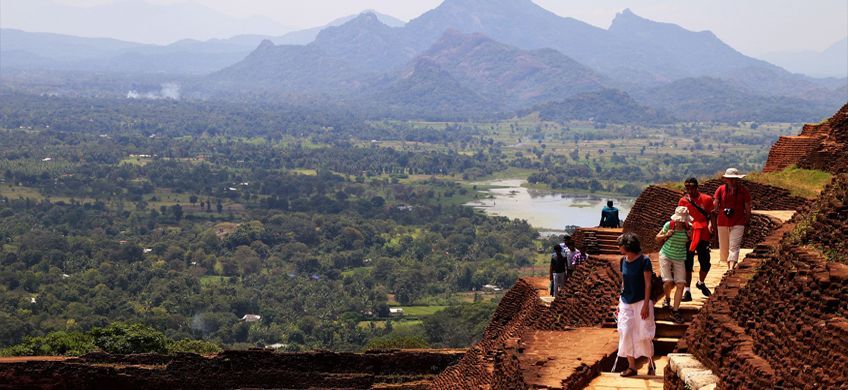 Vue depuis Sigiriya