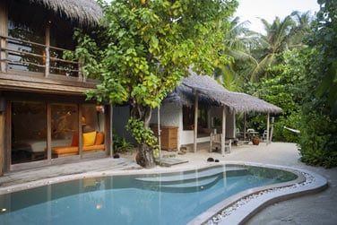soneva fushi villa 2 chambres avec piscine