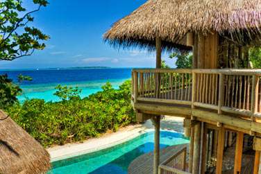 La vue imprenable sur la mer depuis la Jungle Reserve