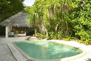 la piscine prive de la Soneva Fushi Villa avec piscine