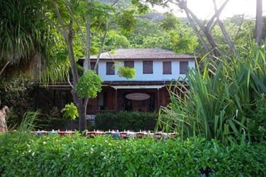 Le restaurant est en pleine nature