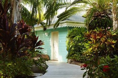 Les cottages sont situs au coeur d'une vgtation luxuriante