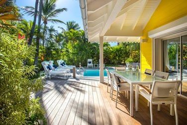 La Garden House, entoure par une vgtation luxuriante