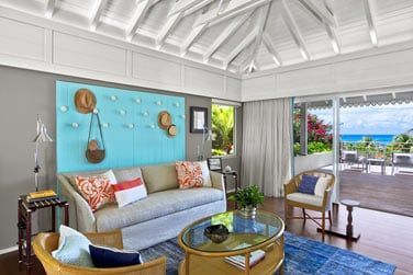 Coin salon de la Suite vue mer 1 chambre