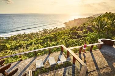 Coucher de soleil au Kah beach palm