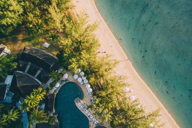 Vue arienne rapproche du luxueux Lux Saint Gilles