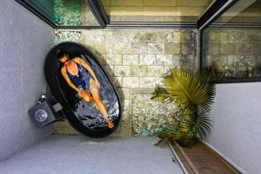 Moment dtente dans votre baignoire extrieure au Tekoma Rodgrigues