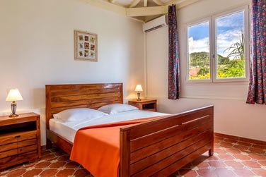 L'une des chambres des Villas