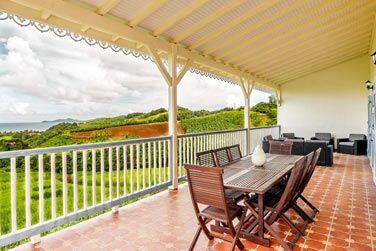 La grande terrasse des Villas