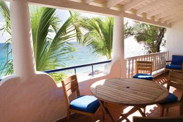 Balcon de la chambre vue ocan