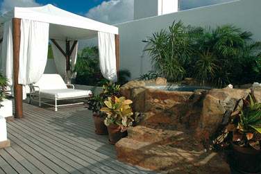 Terrasse de la Suite Baie Royale (dtails et tarifs : nous consulter)