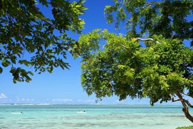 Le lagon turquoise, une vraie invitation  la baignade !