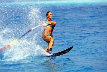 De nombreuses activits nautiques vous attendent  l'htel Rihiveli