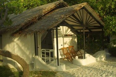 Chaque bungalow est nich dans la vgtation tropicale