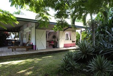 L'extrieur des villas du Domaine de la Palmeraie en Martinique