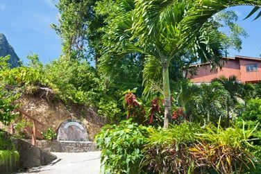 Les jardins sont trs bien entretenus