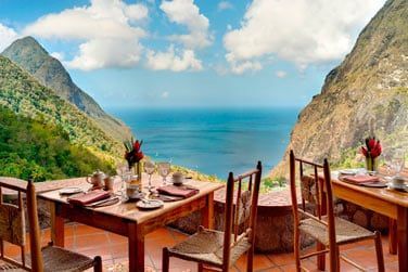 Le restaurant Dasheene propose une des meilleures tables de l'ile