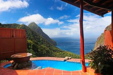 Chacune des suites possdent une piscine prive