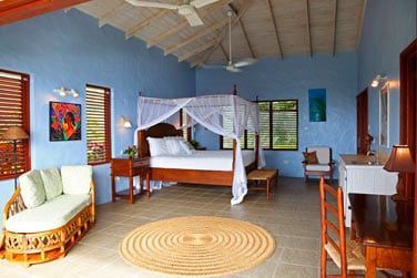 La dcoration de la suite gros piton avec piscine