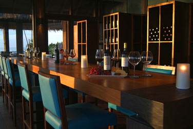 Le restaurant Altitude offrant une vue imprenable sur la mer