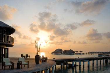 Le restaurant 'Stars' exclusivement rserv aux htes en Suite sur pilotis