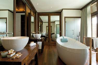 Salle de bain de votre Villa sur Pilotis