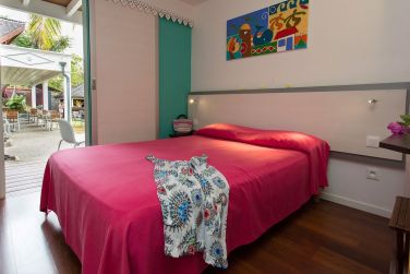 La chambre de l'Alamanda est cosy et agrable