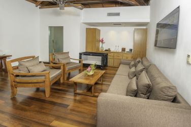 Salon lounge de l'htel Shanti Resort