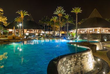 Piscine illumine extrieure juste magnifique