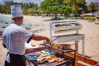 Les clients du Shanti Maurice peuvent se mler aux habitants du Fish Shack
