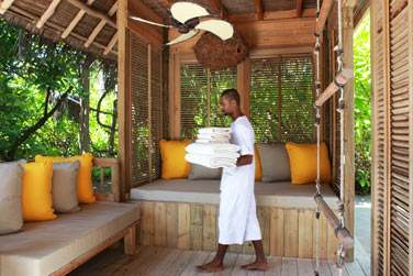 Salle de bain de la  Beach Villa