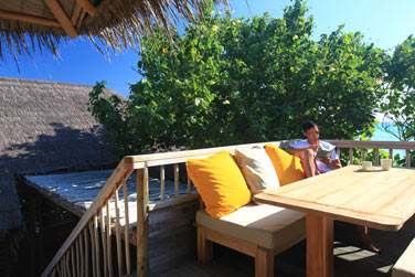 Terrasse sur le toit d'une Beach Villa