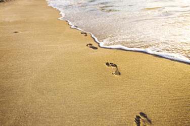 La petite plage du Ti Kaye en contre bas de l'htel