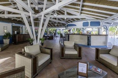 Une petite structure directement les pieds dans le sable