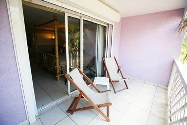 La terrasse de la junior suite suprieure