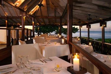 Le restaurant de l'htel,  l'atmosphre trs romantique