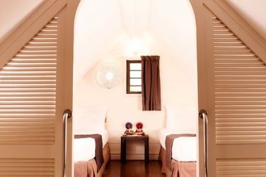 La chambre ddies aux enfants du Bungalow Famille