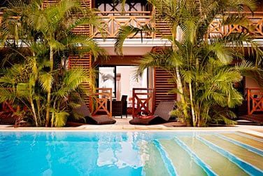 L'extrieur du Bungalow Guetali