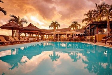 Au coucher du soleil...