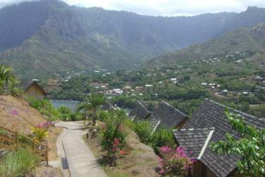 A flanc de 'colline' l'htel joui d'une superbe vue