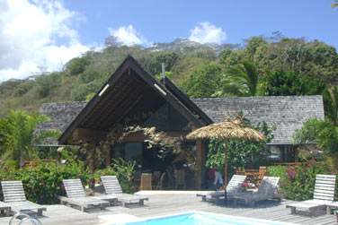 Voici la rception de l'htel ..