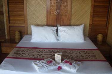 La dcoration des chambres ! 
 A vous d'apprcier ce sjour aux Marquises !